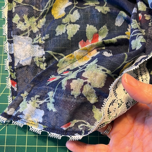 vintage 70s angel sleeve maxi dress - Picture 7 of 8